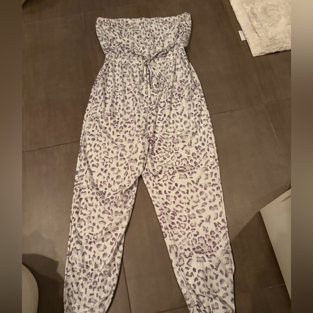 DYI comfortable cotton romper with drawstring